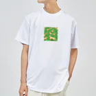 kinnirono-inuのドット絵　たくさんのゴールデンレトリバー２ Dry T-Shirt