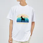 dreamy-designのわんちゃん　ドーベルマン Dry T-Shirt