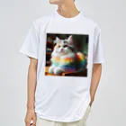 Creation CATの虹色CAT Dry T-Shirt