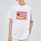 sayayanのラーメンどっぷりくん ドライTシャツ