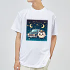 キャラクターズの可愛い車キャラクター2 Dry T-Shirt