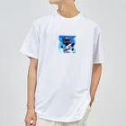 キュート＆クールの空手家クロネコ君・バージョン２ Dry T-Shirt