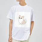 ganeshaのかわいい犬のバックグラウン Dry T-Shirt