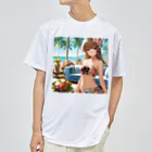 かるるんショップの海と南国と水着と　夏休み Dry T-Shirt