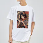 Omaniの浮世絵風美女 ドライTシャツ