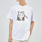 kuroppyiのホワイトタイガー Dry T-Shirt