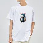 AI妖怪大図鑑のキャディバッグ妖怪　風太郎（ぷうだろう） Dry T-Shirt
