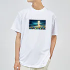 yunakiziの夜に輝くシーガラス ドライTシャツ