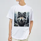 中村マコトのオオカミ　森の番人 ドライTシャツ