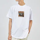 kilkoameaのかわいさ満点おさんぽチワワ兄弟 Dry T-Shirt