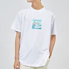 tmghillのキュートなシロクマのキャラクター ドライTシャツ