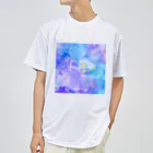 Mafuyuの手描きアートのルミナス手描き水彩画アート Dry T-Shirt