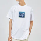 SUZURI56のドット絵ノコギリザメ Dry T-Shirt