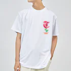 TEKINYANの薔薇のTマーク  Dry T-Shirt