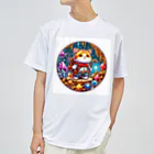 Coco&Mico Companyの冒険のドワーフキャット Tシャツ - 子ども用 Dry T-Shirt