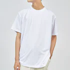 Nyoppuの蛇のぷにちゃん、手に絡まるTシャツ（バックプリント） Dry T-Shirt