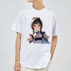 studio AzurのArca 幼い頃のサムライ娘 ドライTシャツ