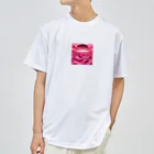 海の幸のホットピンクの海 Dry T-Shirt