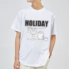 うさやの【HOLIDAY】ライオンさんの休日 Dry T-Shirt