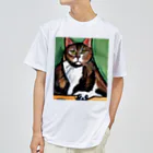 Ppit8のどっしりかまえる猫ちゃん Dry T-Shirt