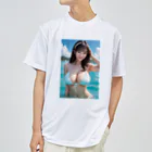 デジタル美女アートのAI美女グラビア8 ドライTシャツ