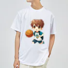 可愛い男の子イラスト販売所　By,keicyanの男の子　中学1年生　バスケットボール部 ドライTシャツ