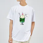 3to10 Online Store SUZURI店のクリームソーダ先輩（１名様でも〜）  ドライTシャツ