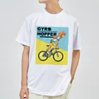 nidan-illustrationのGYRO HOPPER (inked fixie girl) ドライTシャツ