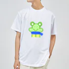 isaisaiisaaのカエルなのかなんなのか ドライTシャツ