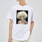 おやさい妖精さんの お店🌱のカリフラワー先生 （イラスト大） Dry T-Shirt
