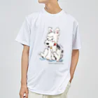 obosa_DENS/SABEAR_shop ＠SUZURIの立ち耳ワイヤーFOX_ウェア Dry T-Shirt