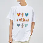 WAMI ARTのハニワとハート Dry T-Shirt