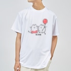 デグーのきいちゃんのぱんつデグーと風船デグーピンク Dry T-Shirt