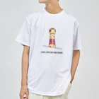 ねこや久鶻堂のKOKESHI-nglish : LIVE LIFE ON THE EDGE! ドライTシャツ