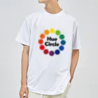 ねこのかくれが的ひみつきちハウスのHue Circle 色相環12 ドライTシャツ