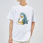 mofusandのサメにゃん ドライTシャツ