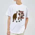 ハッピー・ラブラドールズのChocolate Lab Daddy　チョコレートラブラドール Dry T-Shirt