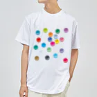 kimchinの色とりどりのビー玉 ドライTシャツ