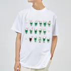 3to10 Online Store SUZURI店のクリームソーダ先輩14人前+コーヒーフロート先生 Dry T-Shirt