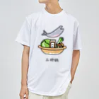 脂身通信Ｚの石狩鍋 ドライTシャツ