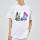 ORIちゃんの花鳥 ドライTシャツ