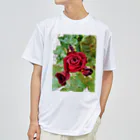 猫のhananyanの薔薇が咲いた～薔薇が咲いた～真っ赤な薔薇が～♩ Dry T-Shirt