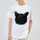 こいぬおじさんの黒猫が集まった黒猫 Dry T-Shirt