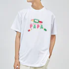 イラスト MONYAAT のちびた色鉛筆 PAPA*A Dry T-Shirt