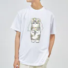 mofusandの花嫁にゃん Dry T-Shirt