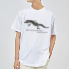 pickleSnakeの黒岩蜥蜴牴牾 ドライTシャツ