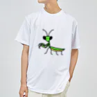 モリチエコのカマキリ Dry T-Shirt