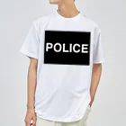 エージェントの警察応援POLICEマスク ドライTシャツ