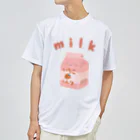 ひるね本箱　Hirune Honbako のいちごミルク Dry T-Shirt