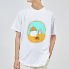 shimeji_omuのねことふくろう Dry T-Shirt